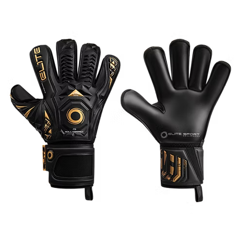 ELITE SPORT BLACK REAL GK GLOVES