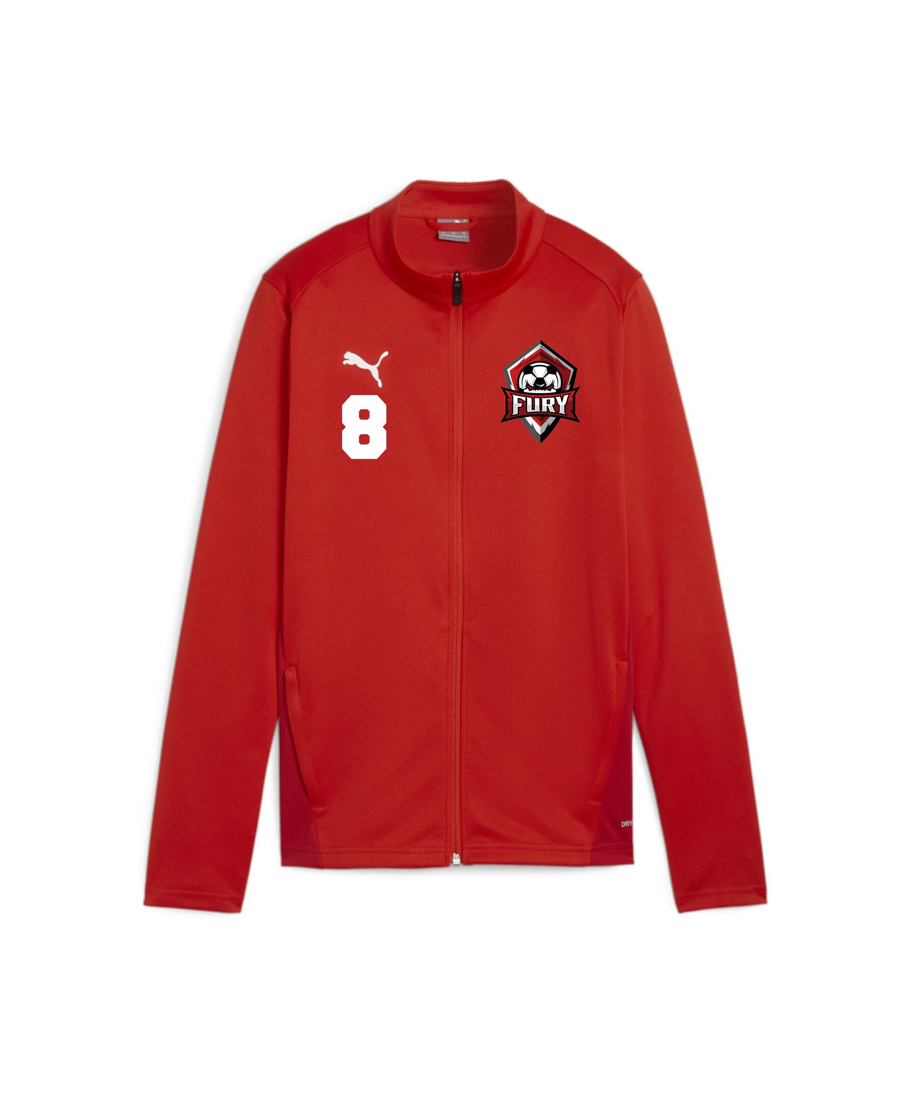 FURY FC WOMEN'S PUMA TEAM GOAL TRAINING JACKET - RED