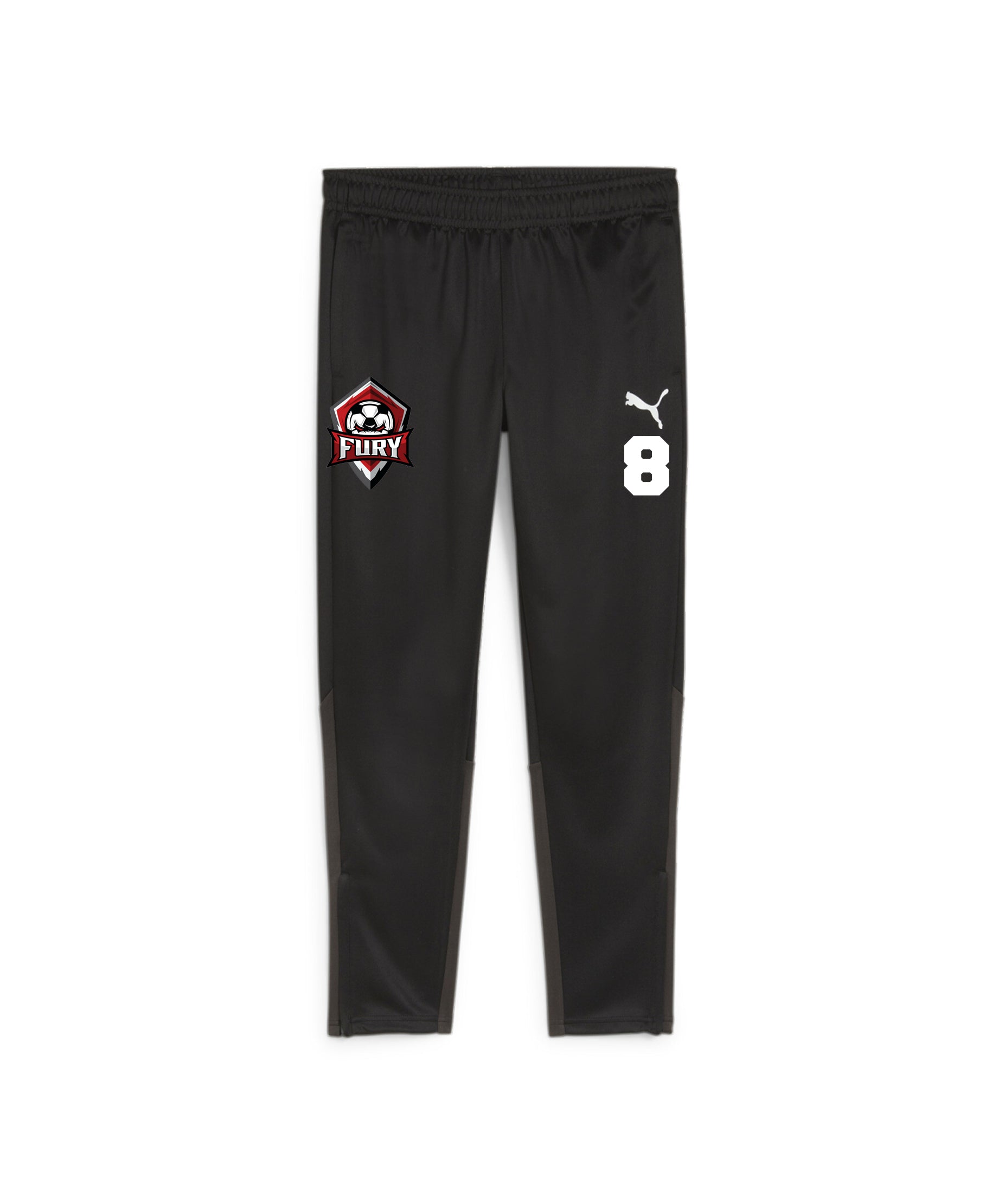 FURY FC YOUTH AND MEN'S PUMA TEAM GOAL TRAINING PANTS - BLACK