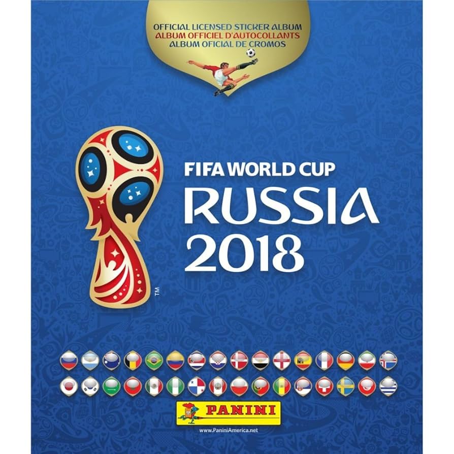 PANINI FIFA WORLD CUP 2018 STICKER ALBUM