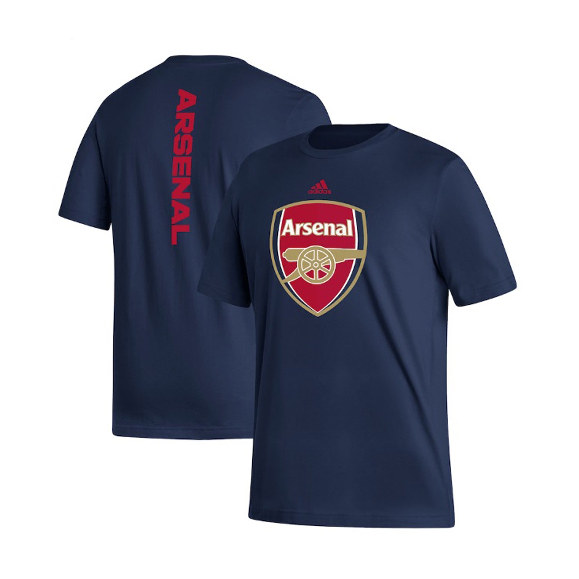 ADIDAS MENS SS ARSENAL CREST TEE