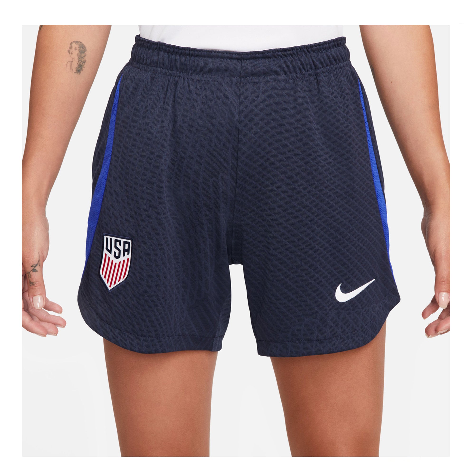 NIKE WOMENS USA STRIKE 2022 KNIT TRAINING SHORTS