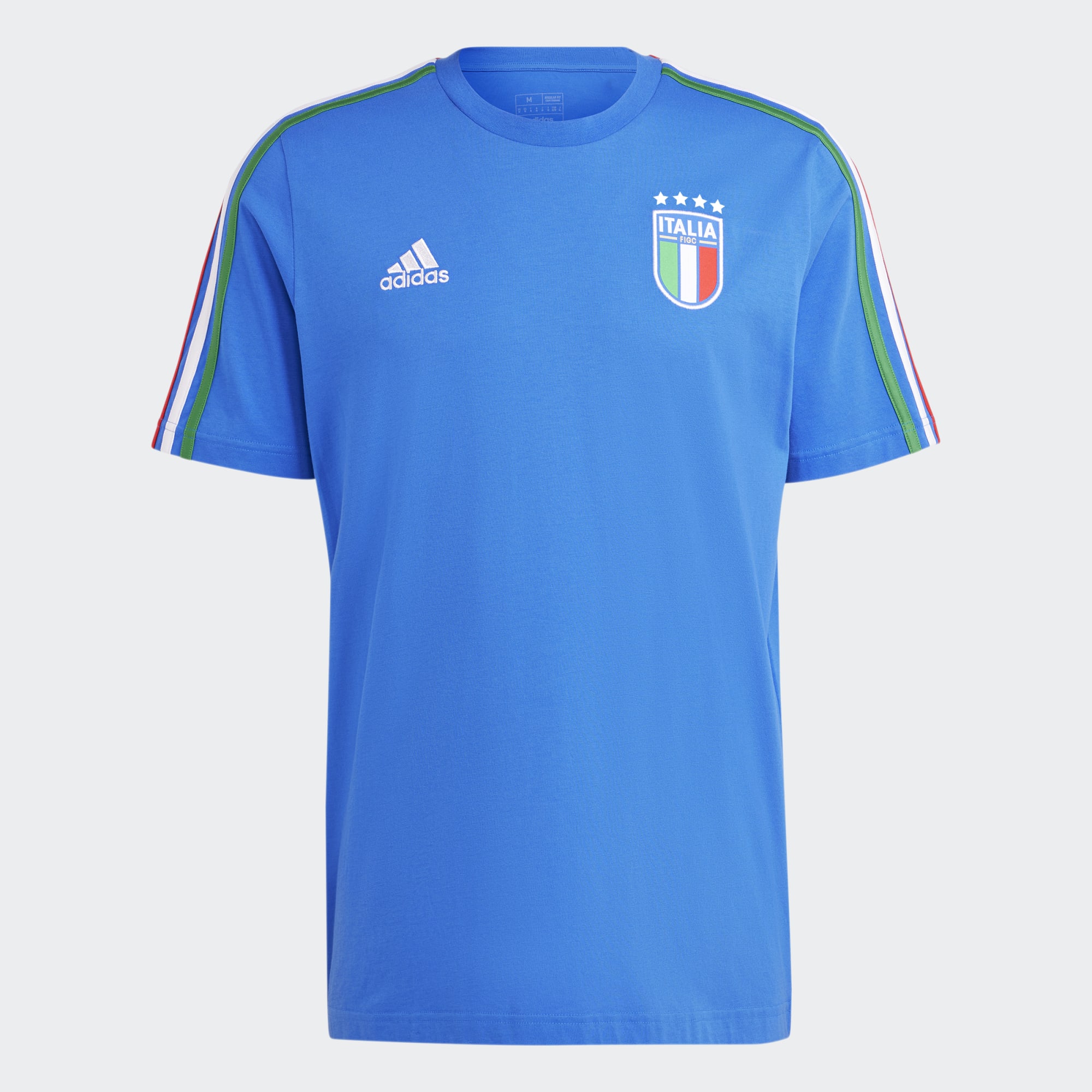 ADIDAS ITALY FIGC DNA 3 STRIP TEE