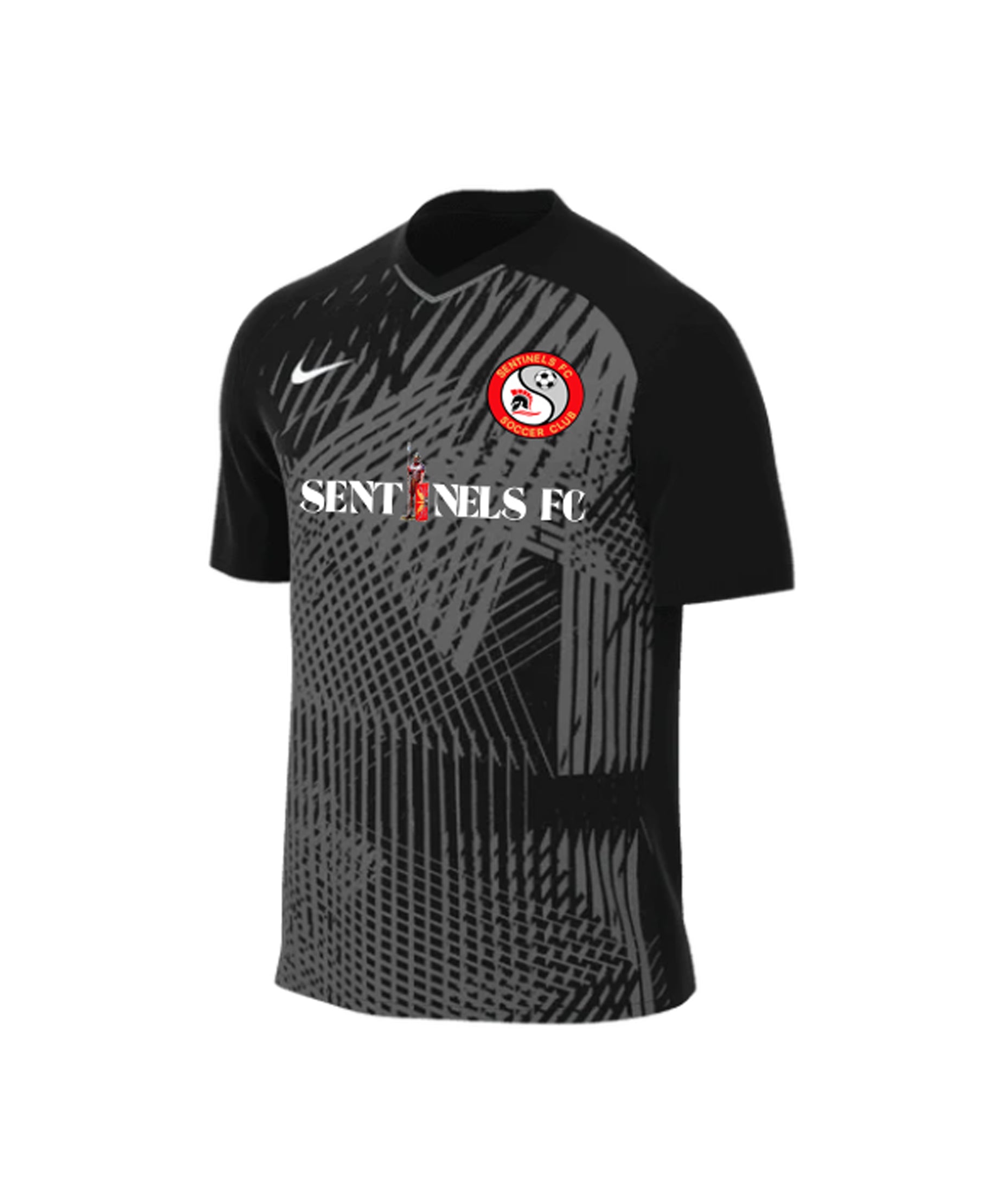 SENTINELS FC NIKE ADULT AND YOUTH PRECISION IV JERSEY - BLACK