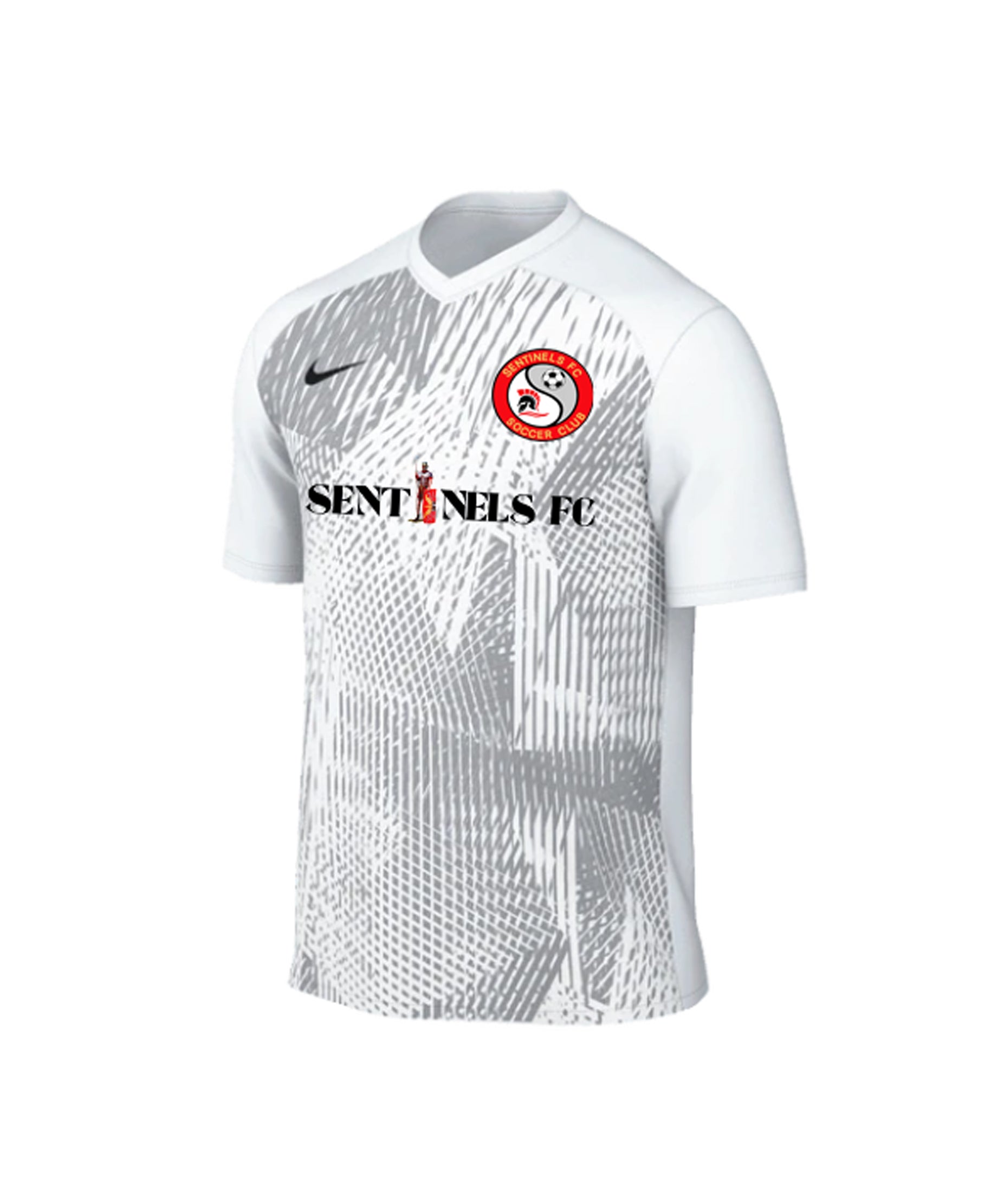 SENTINELS FC NIKE YOUTH AND ADULT PRECISION IV JERSEY - WHITE