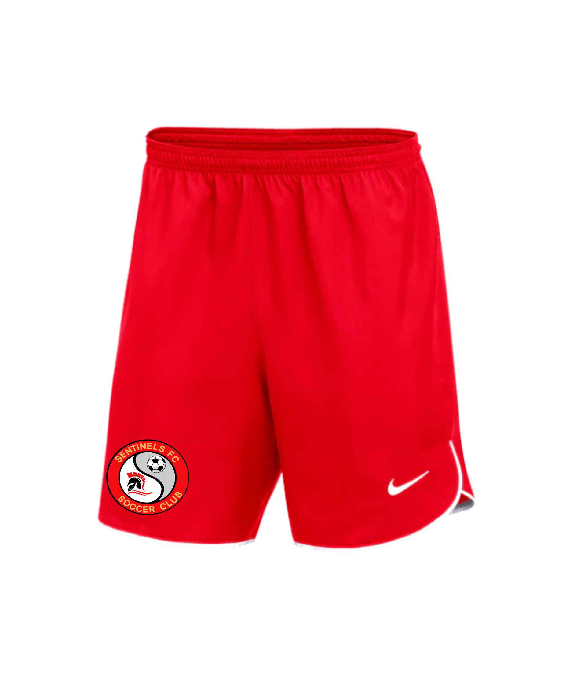 SENTINELS FC NIKE MEN AND YOUTH LASER SHORT - RED