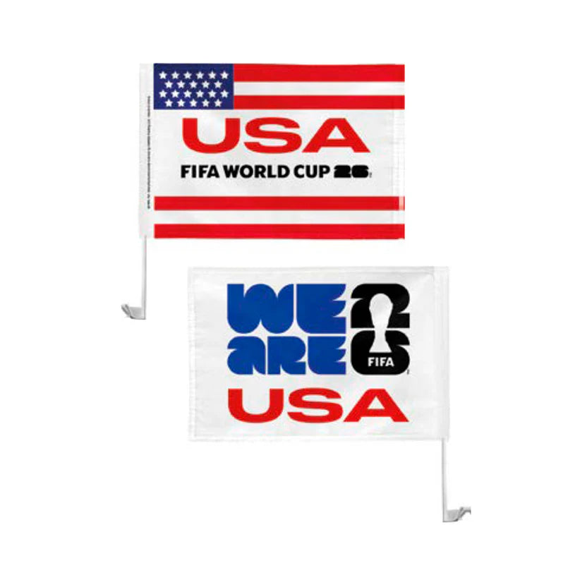 FIFA WORLD CUP 2026 OFFICIAL USA CAR FLAG