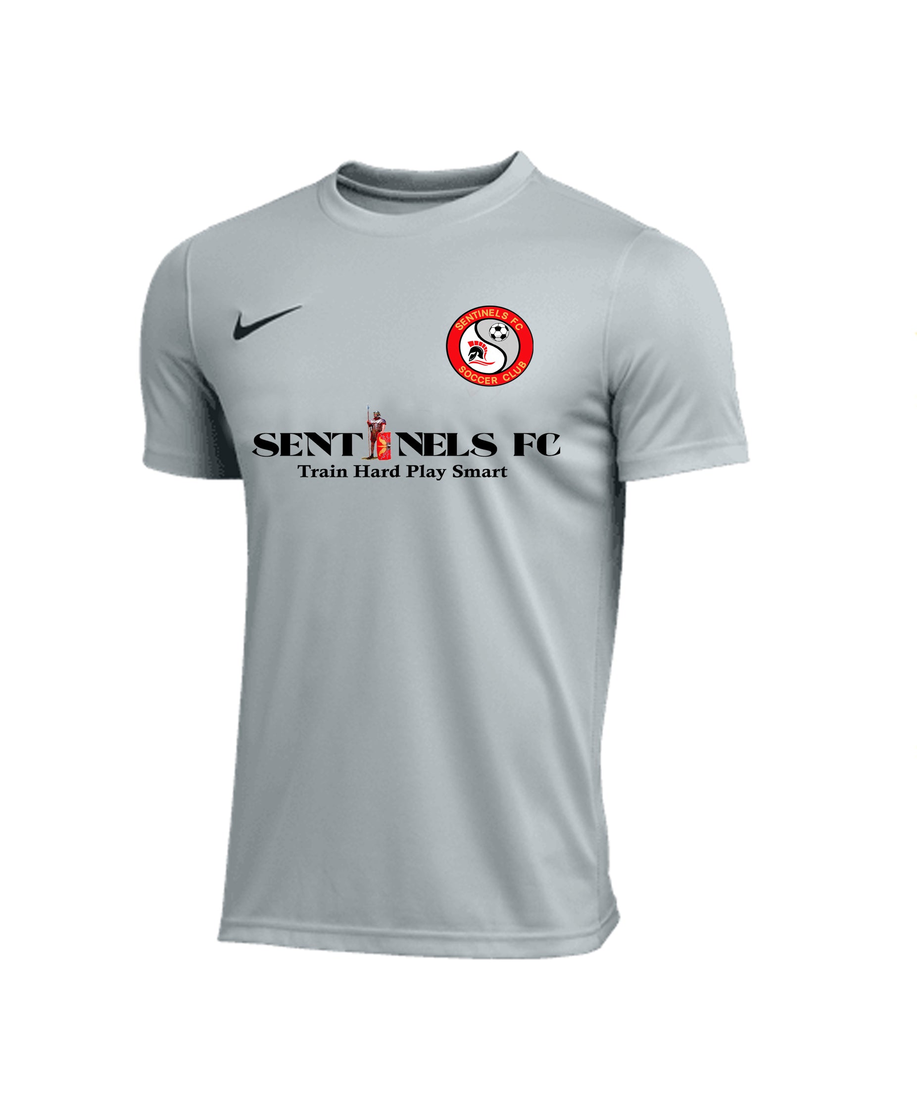SENTINELS FC NIKE YOUTH AND ADULT PARK TRAINING JERSEY - GREY