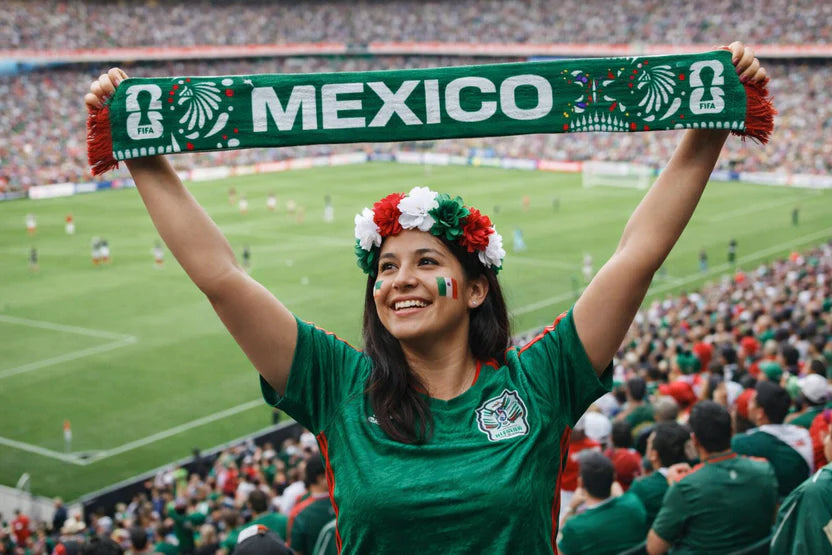 FIFA WORLD CUP 2026 OFFICIAL LICENSED MEXICO SCARF