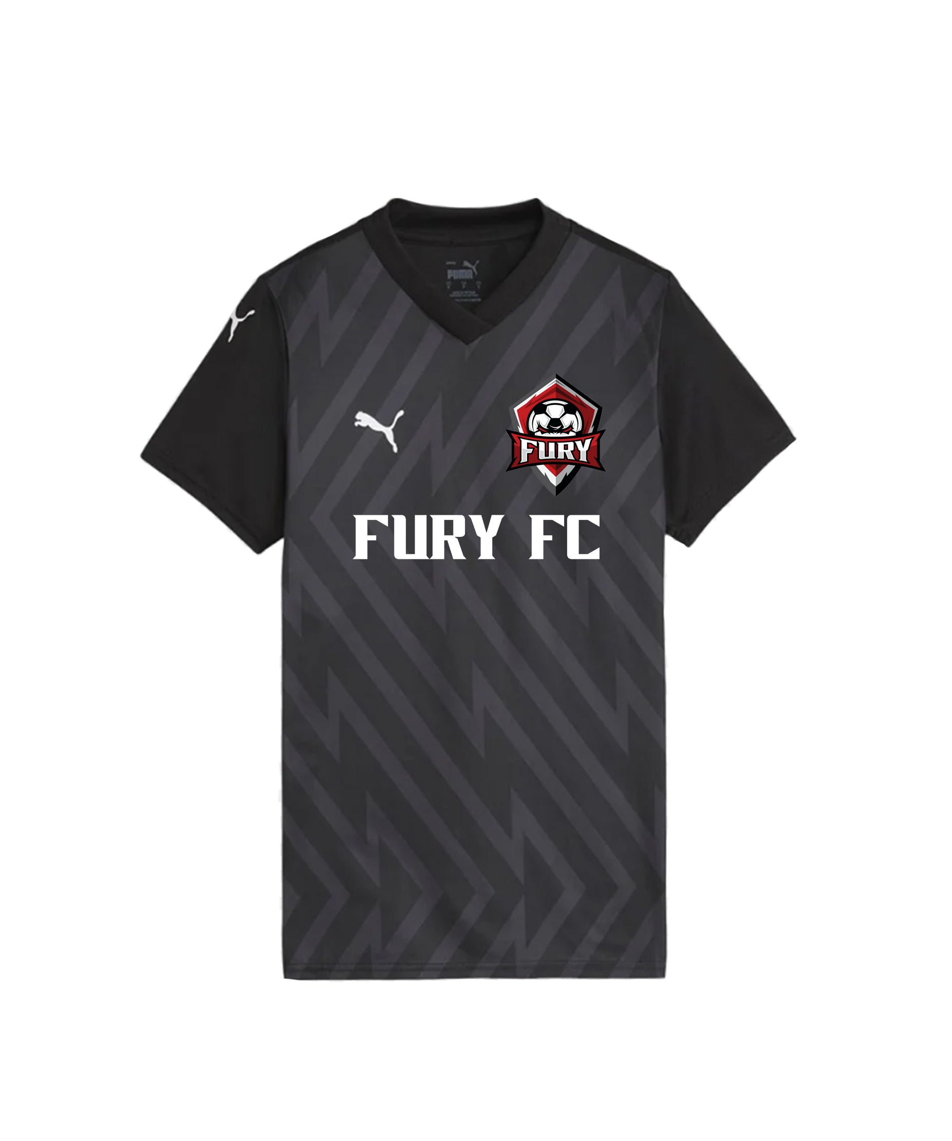 FURY FC YOUTH AND MEN'S PUMA TEAM GLORY 26 JERSEY - RED OR BLACK