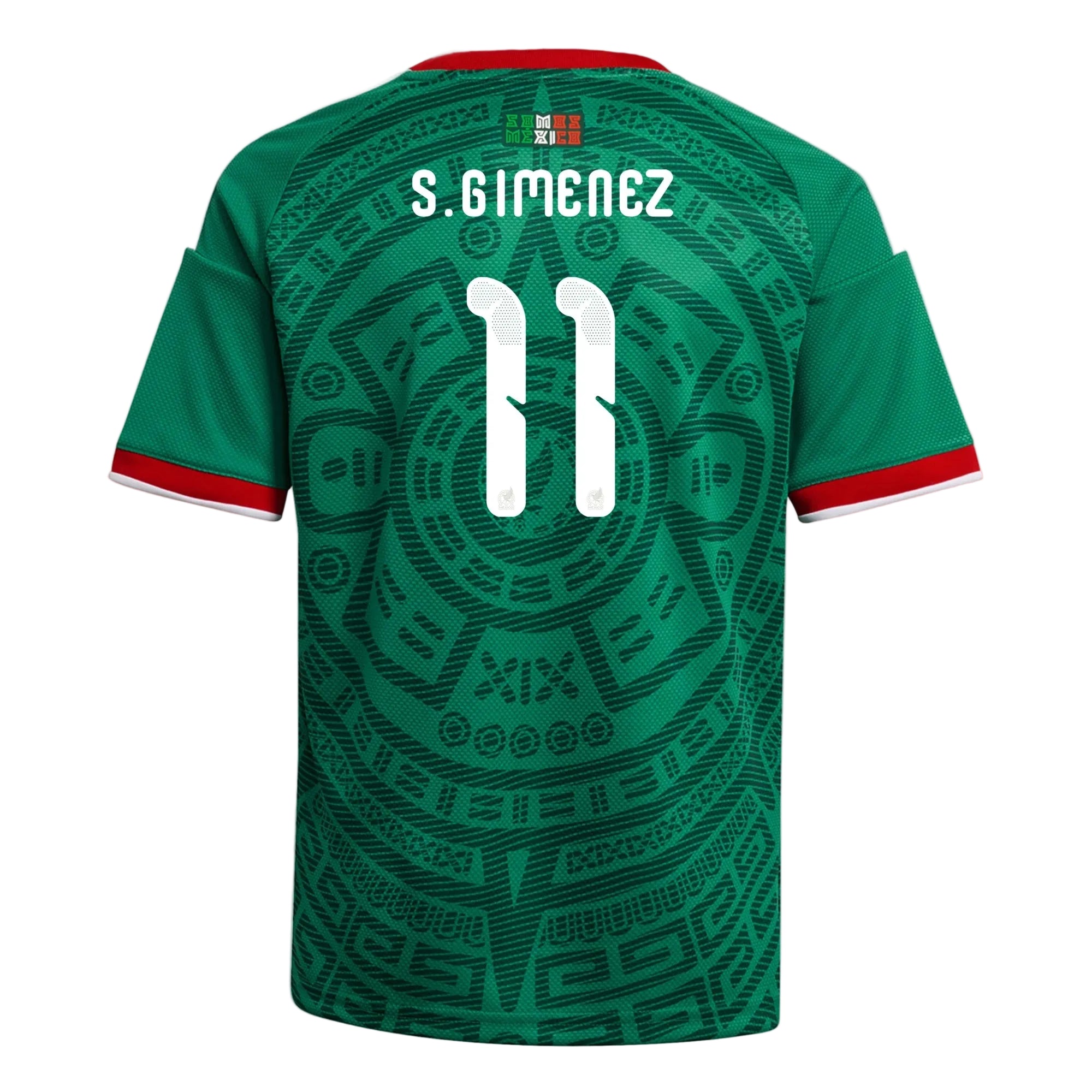 ADIDAS YOUTH MEXICO 26 HOME S.GIMENEZ #11 JERSEY