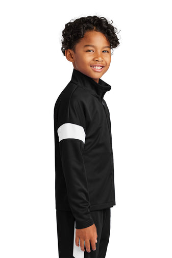 SPORT-TEK TRAVEL FULL ZIP JACKET YTH
