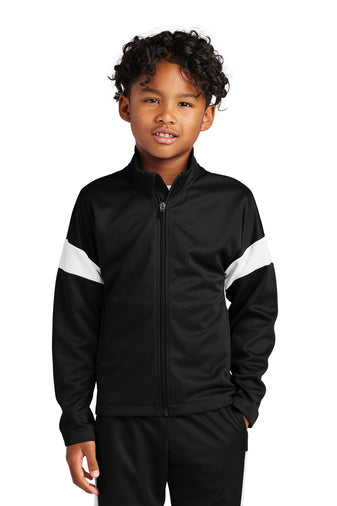 SPORT-TEK TRAVEL FULL ZIP JACKET YTH