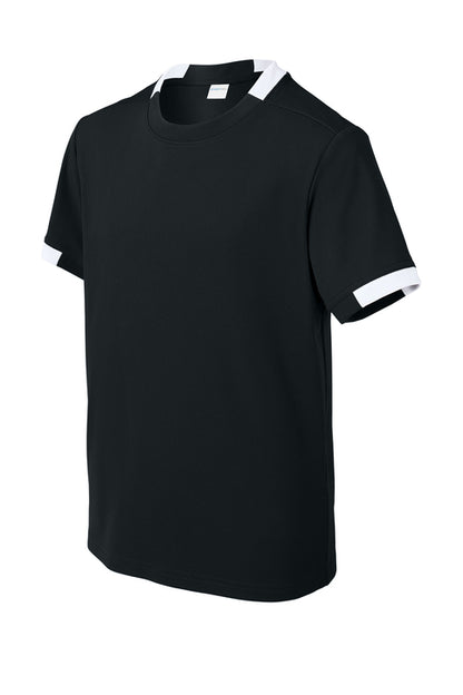 Sport-Tek Youth Club Short Sleeve Crew Jersey
