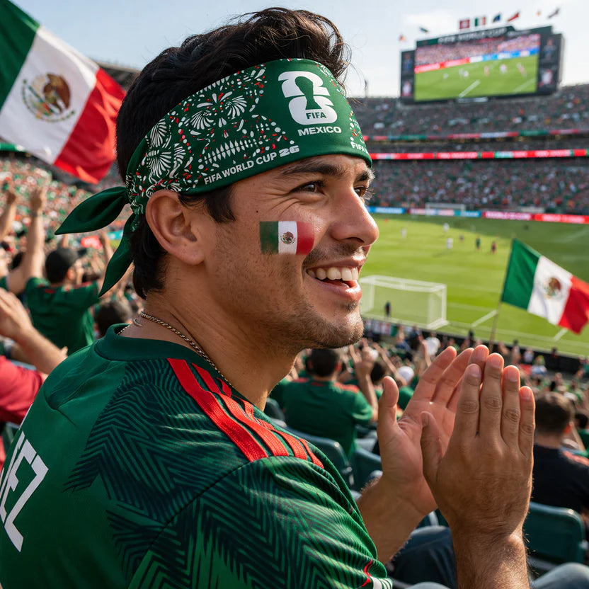 FIFA WORLD CUP 2026 OFFICIAL LICENSED MEXICO BANDANA