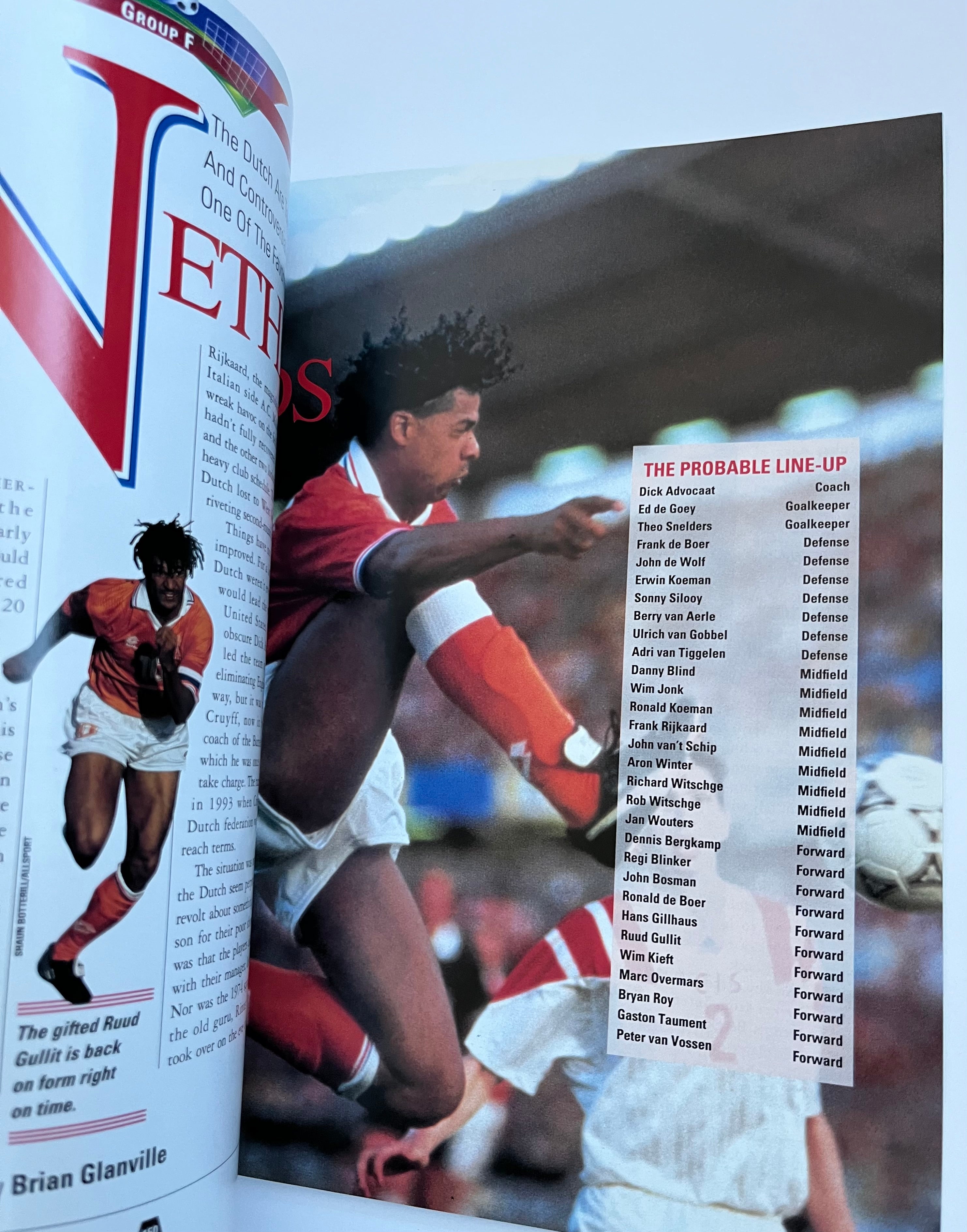 WC USA 94' COMMEMORATIVE PROGRAM