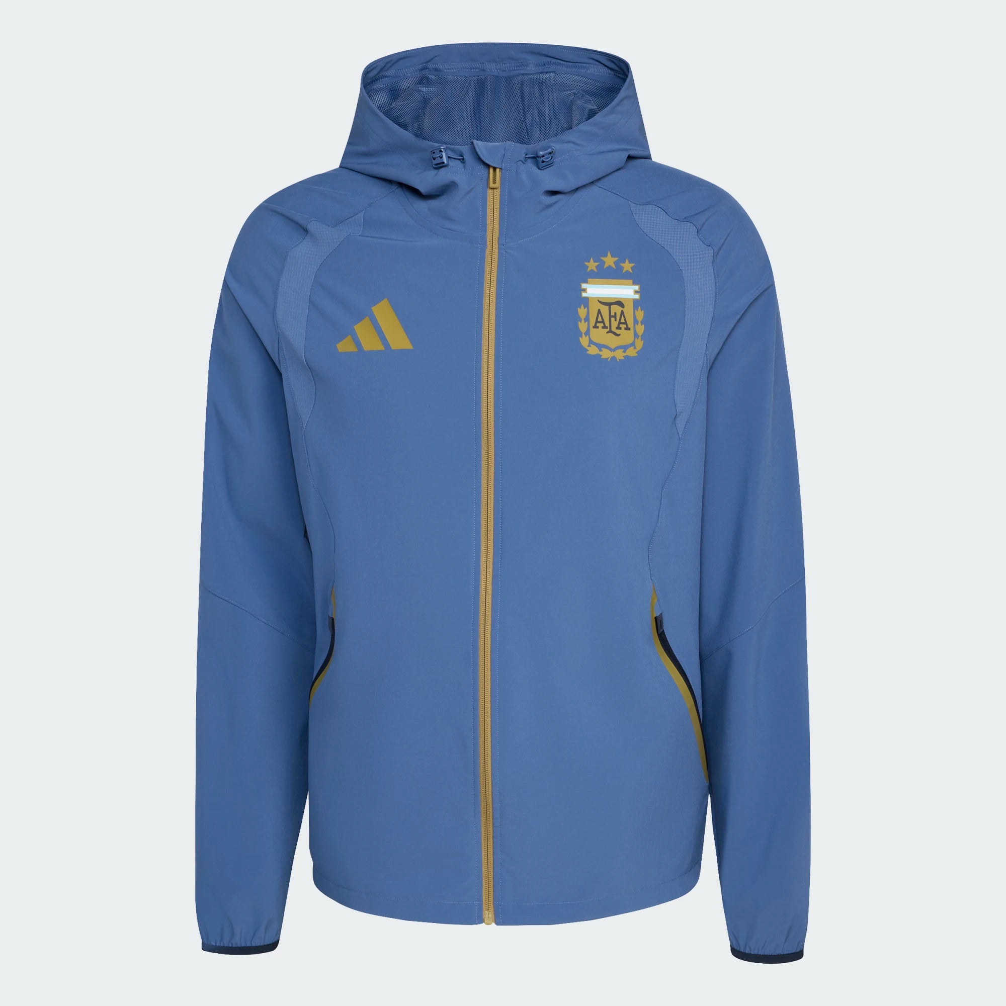 ADIDAS ARGENTINA TIRO TRAVEL FULL ZIP WINDBREAKER