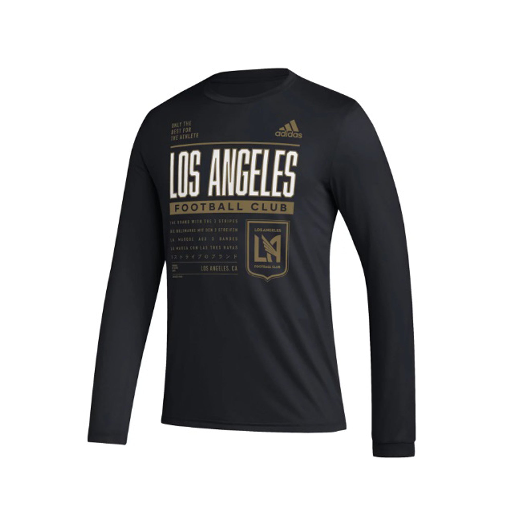 ADIDAS LAFC PREGAME LS TEE