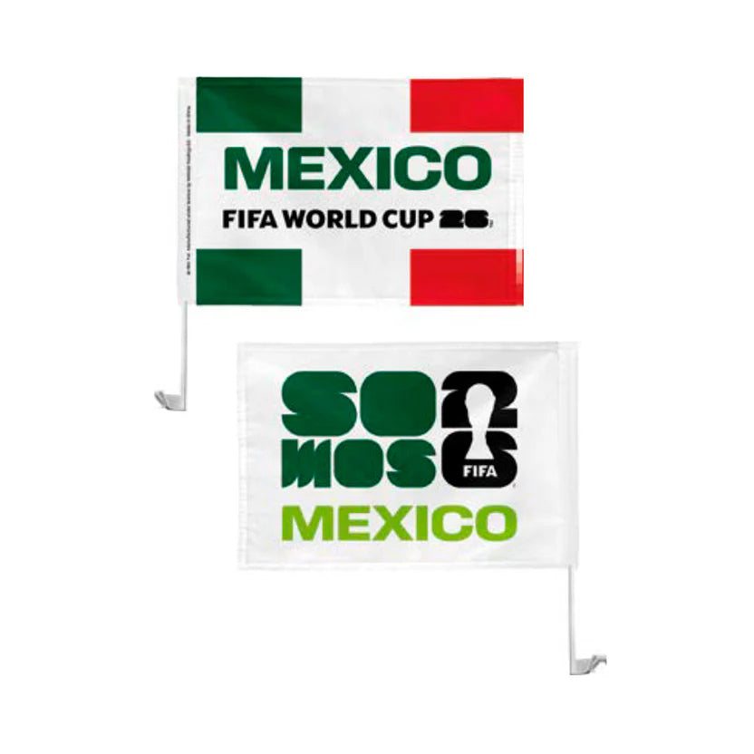 FIFA WORLD CUP 2026 OFFICIAL LICENSED MEXICO CAR FLAG