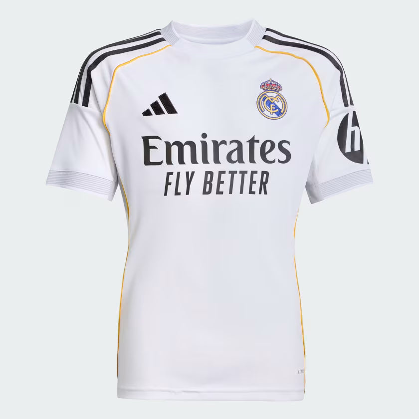 ADIDAS REAL MADRID 25/26 YOUTH HOME REPLICA JERSEY