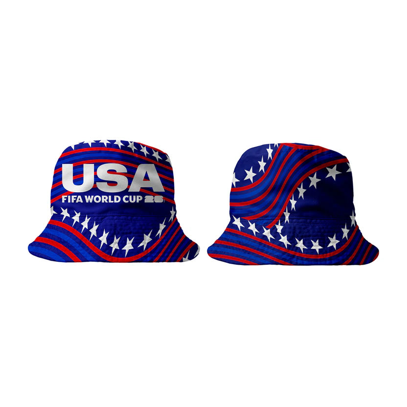 FIFA WORLD CUP OFFICIAL LICENSED USA BUCKET HAT