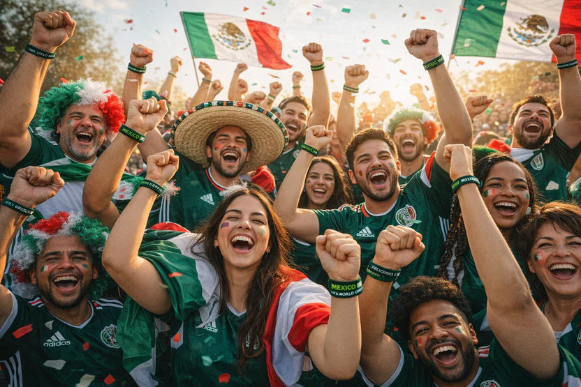 FIFA WORLD CUP 2026 OFFICIAL LICENSED MEXICO WRISTBAND