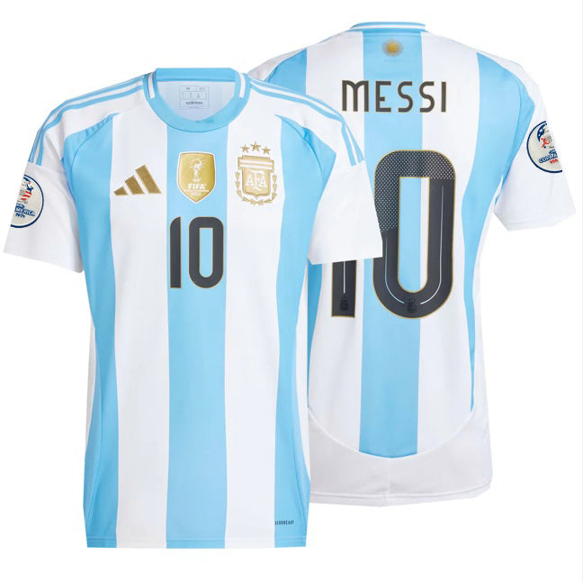 ADIDAS ARGENTINA HOME REPLICA MESSI JERSEY WITH COPA AMERICA PATCH 24/25
