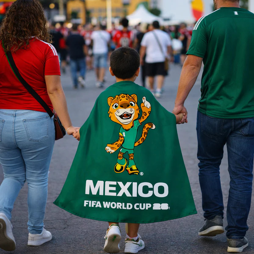 FIFA WORLD CUP 2026 OFFICIAL LICENSED MEXICO CAPE FLAG
