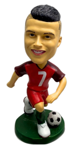 SOCCER PLAYER BOBBLE HEAD