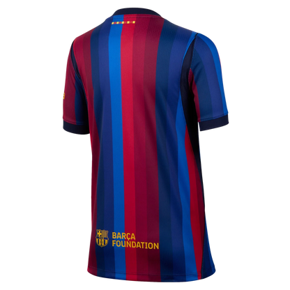 Nike Youth FC Barcelona 2026/27 Stadium Home Jersey