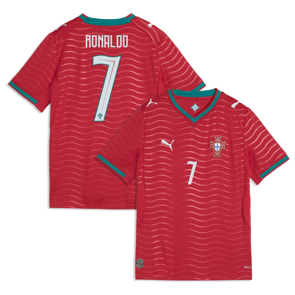 PUMA YOUTH PORTUGAL RONALDO HOME REPLICA JERSEY