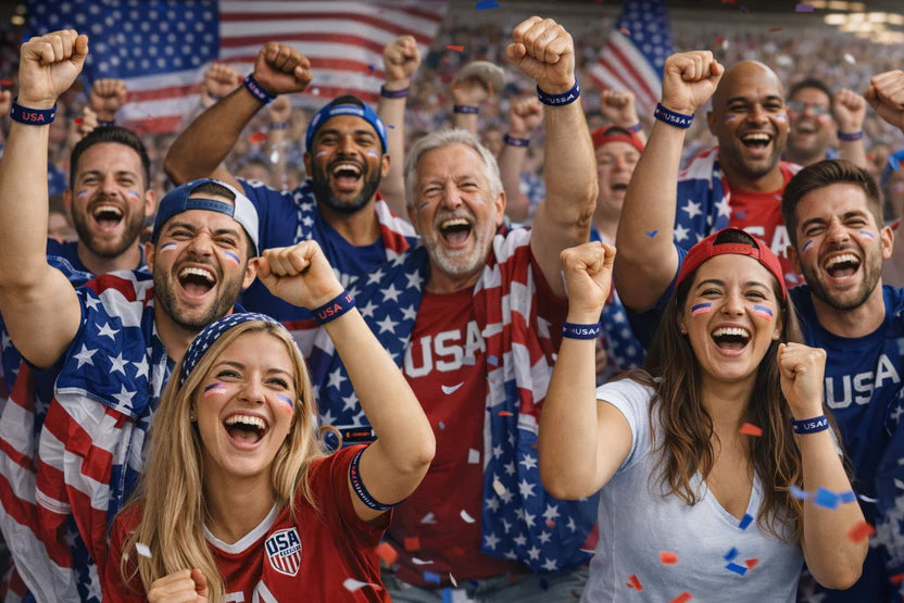 FIFA WORLD CUP 2026 OFFICIAL LICENSED USA WRISTBAND